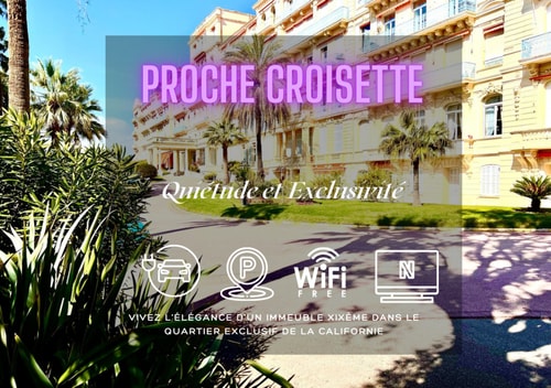 StudioCalifornia-Parking-Plages 15 min walk 4 CapitalChic Conciergerie