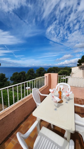 Panoramic Levant view–4 ppl–Sea–Pool–Tennis 7 CapitalChic Conciergerie