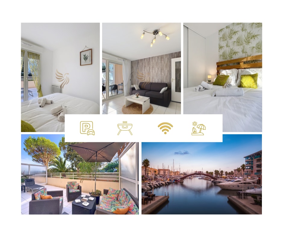 BellaHorizon T2-view of garden-terrace-park-WIFI. CapitalChic Conciergerie