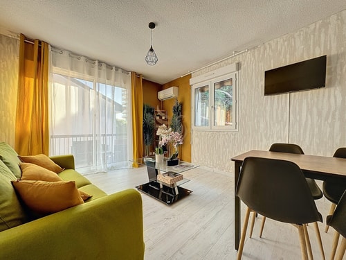 4p apt – terrace, A/C, WiFi – 100m beach 11 CapitalChic Conciergerie