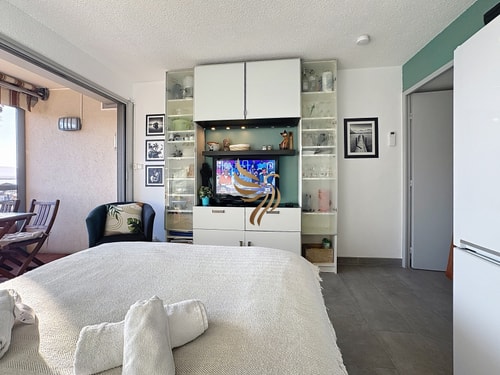 CapRaphéa T2 with seaview,balcony,parking,AC. 40 CapitalChic Conciergerie