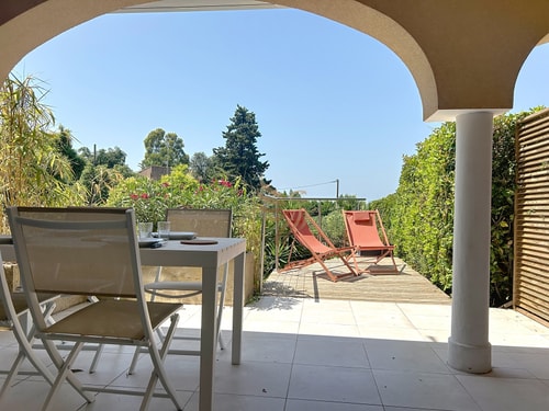Studio 5p -vue mer-terrasse-wifi-clim-park CapitalChic Conciergerie