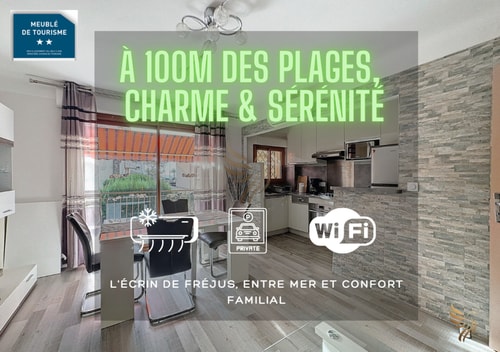 Apt 3BR – WiFi, sea view, parking, 3min to beach 8 CapitalChic Conciergerie