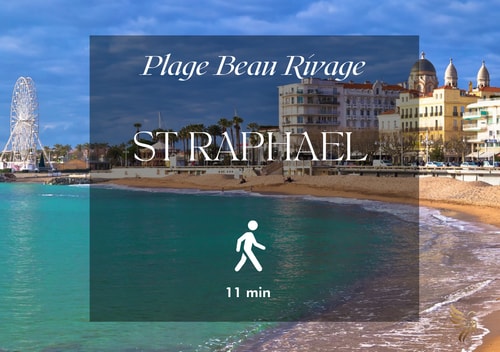 CapRaphéa T2 with seaview,balcony,parking,AC. 20 CapitalChic Conciergerie