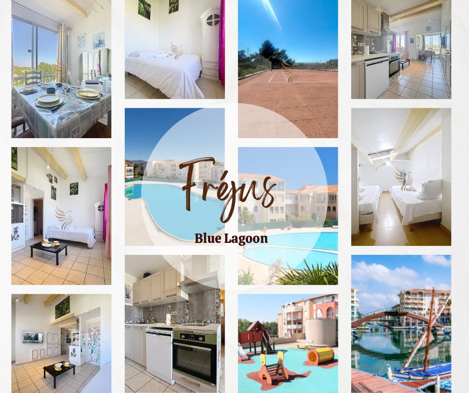 Blue Lagoon–4 peopl–Piscine-Tennis CapitalChic Conciergerie