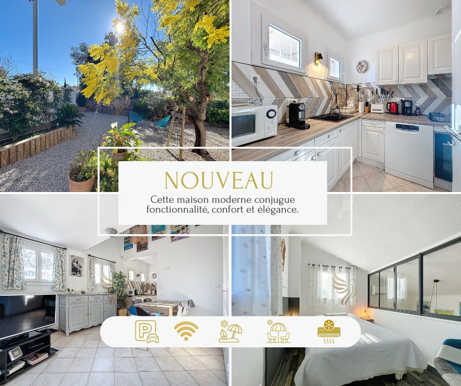 Villa for 4 people with WiFi, parking, and garden CapitalChic Conciergerie