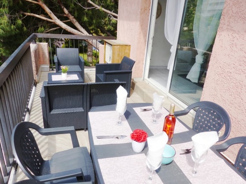 4p apt – terrace, A/C, WiFi – 100m beach 21 CapitalChic Conciergerie