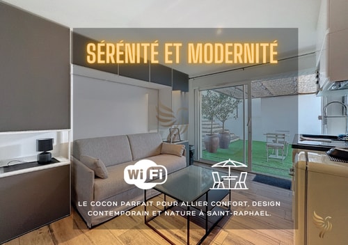 Cocoon HorizSky Studio - Sleeps 2 - Terrace - WiFi 5 CapitalChic Conciergerie