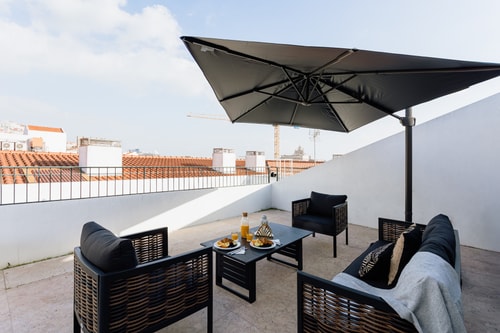 Elegant Baixa @ Rooftop terrace with stunning view 3 Hansi Home