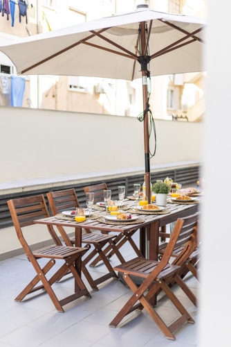 Arroios Garden@ Sunny terrace/ Parking / AC / Lift 23 Hansi Home