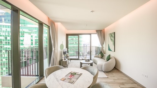 High Floor Apartment With Partial BurjKhalifa View