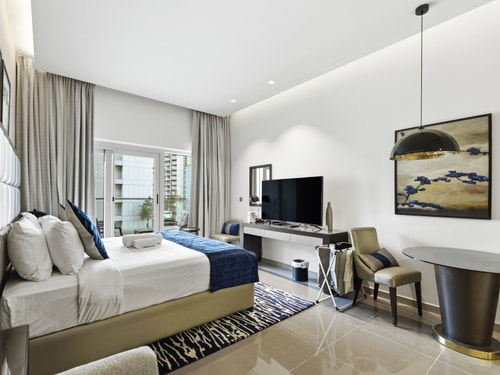 5-Star Studio w/ Huge Balcony Damac Majestine