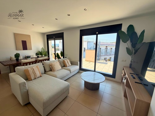 Apartamento con Terraza & Piscina 6 Alfamarhomes.com