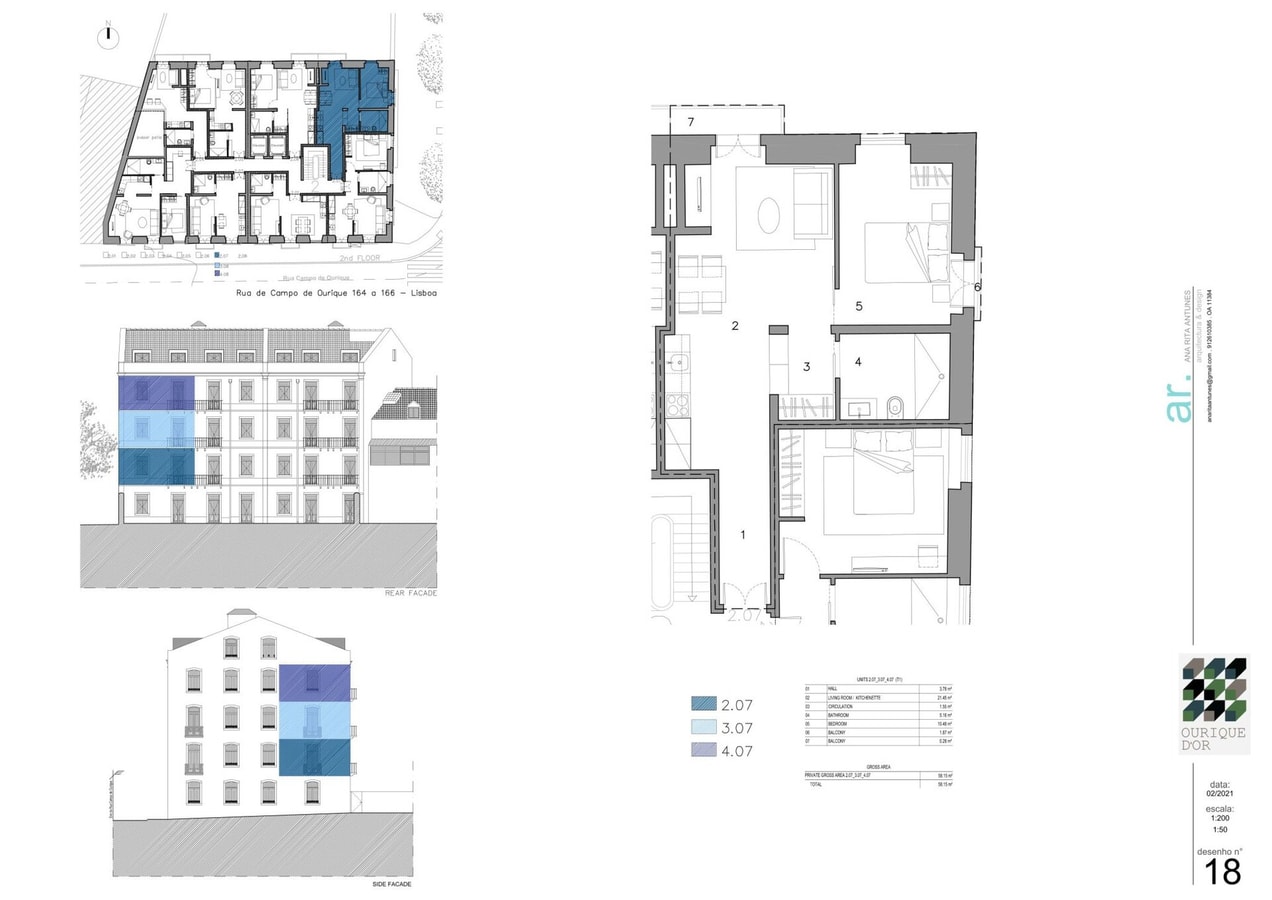 Apartment 207 • Lisbon • 1 bedroom • Balcony • A/C gallery image 6
