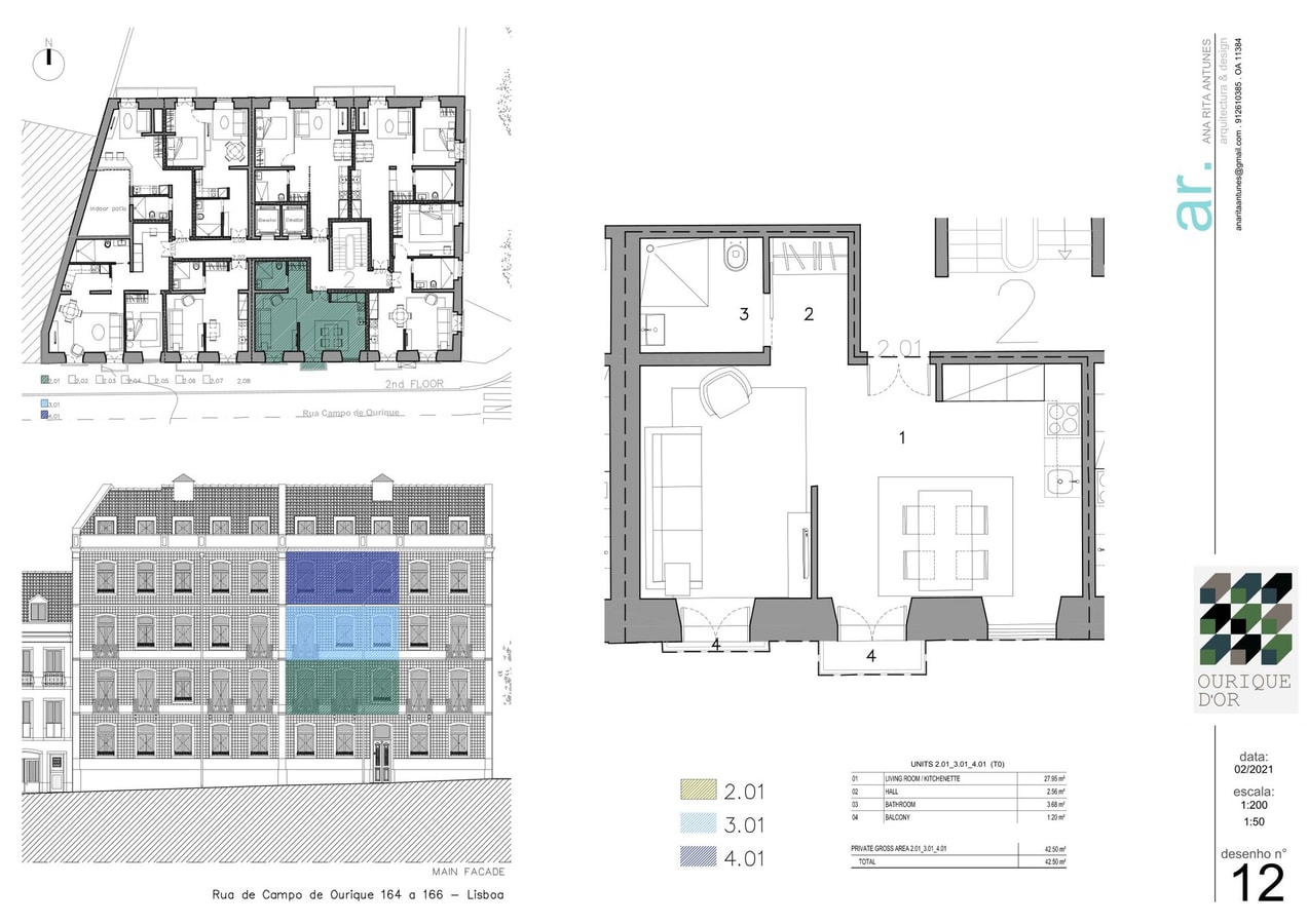 Studio Lisbon • Balcony • Elevator • A/C • Parking gallery image 6