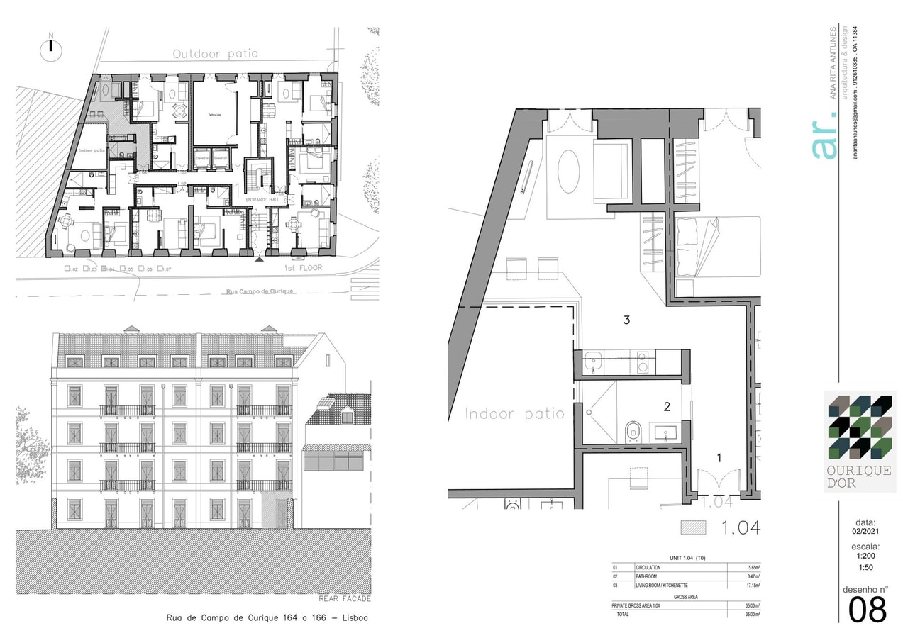 Studio 103 • Lisbon • Patio • Elevator • A/C gallery image 7