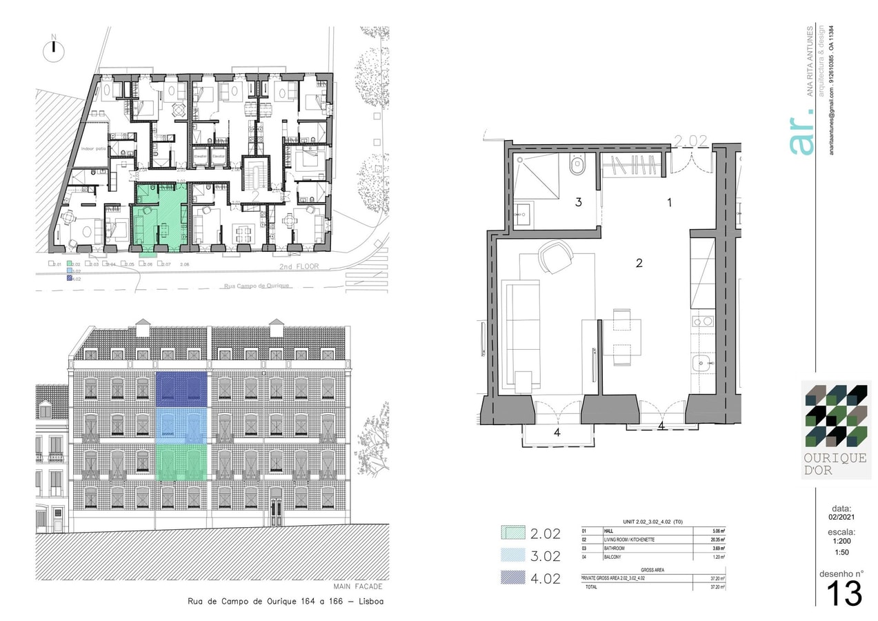 Studio Lisbon • Balcony • Elevator • A/C • Parking gallery image 6