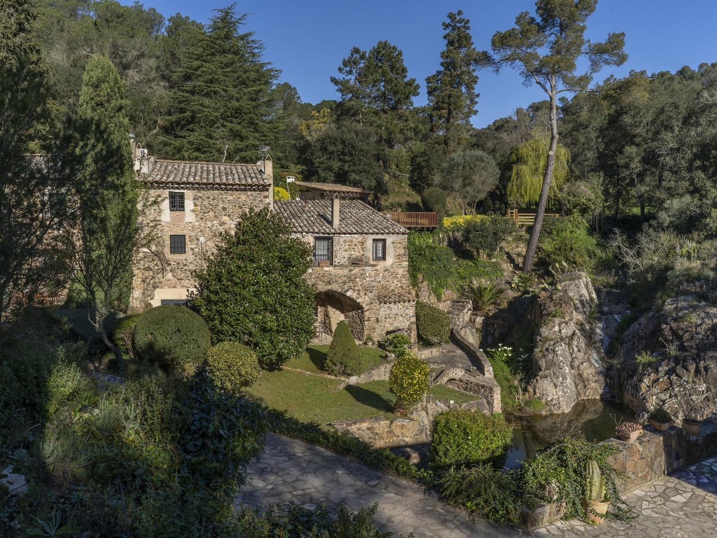 Masia Moli de Can Burjats with pool and fireplace 1 WeHost Costa Brava