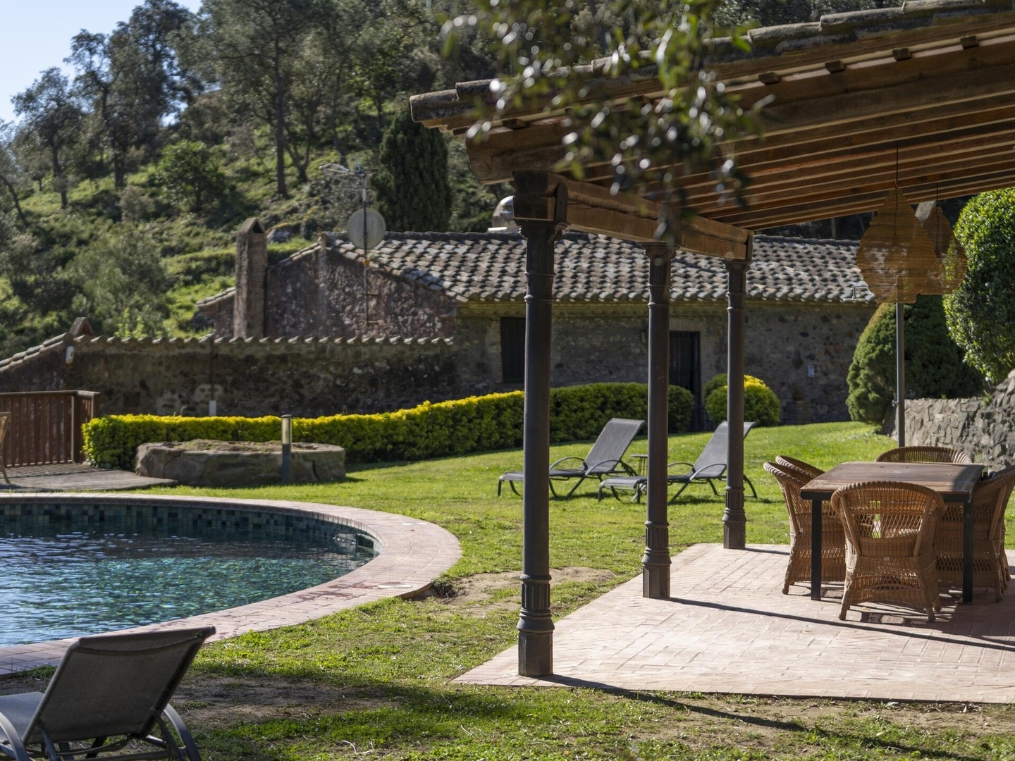 Masia Moli de Can Burjats with pool and fireplace 26 WeHost Costa Brava