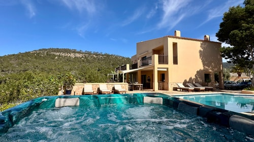 Grand Ibiza Villa (16 Guests) Private Pool & Views 14 Villas&Houses