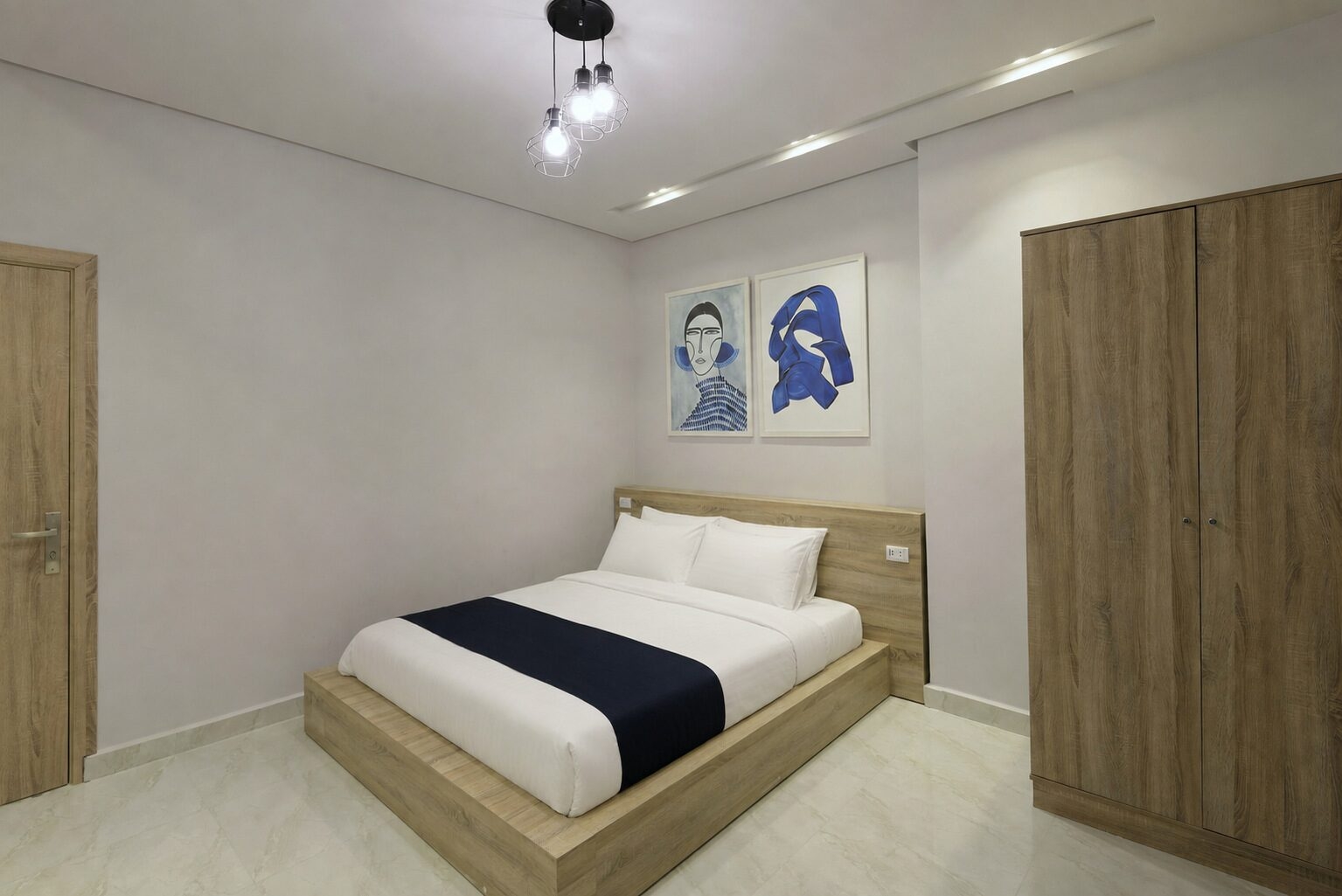 Blue & White 2BR Apt for 5, 2 Baths — photo 10 of 16