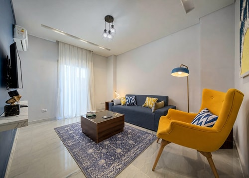 Breeze 2BR Apt w/Garden,NewCairo by Travelholic