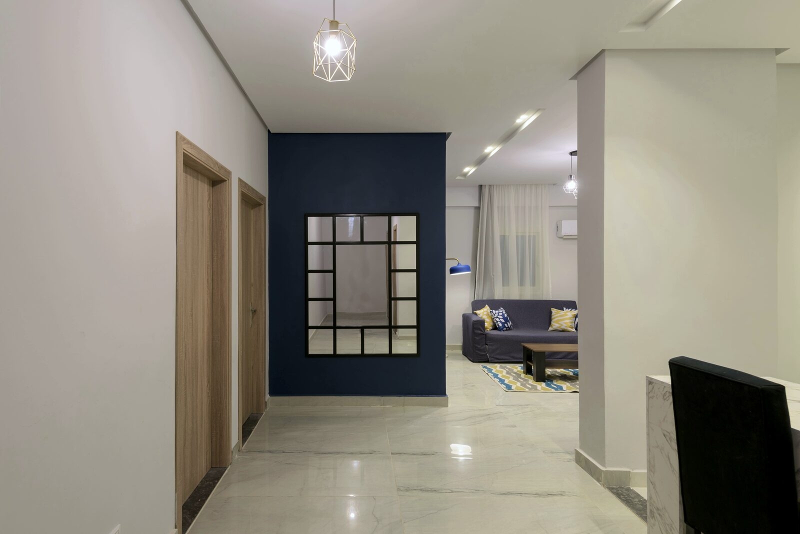 Blue & White 2BR Apt for 5, 2 Baths — photo 4 of 16