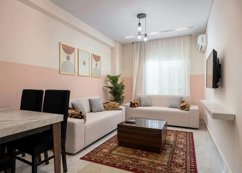 Boho 2BR Apt w/Garden NewCairo by Travelholic