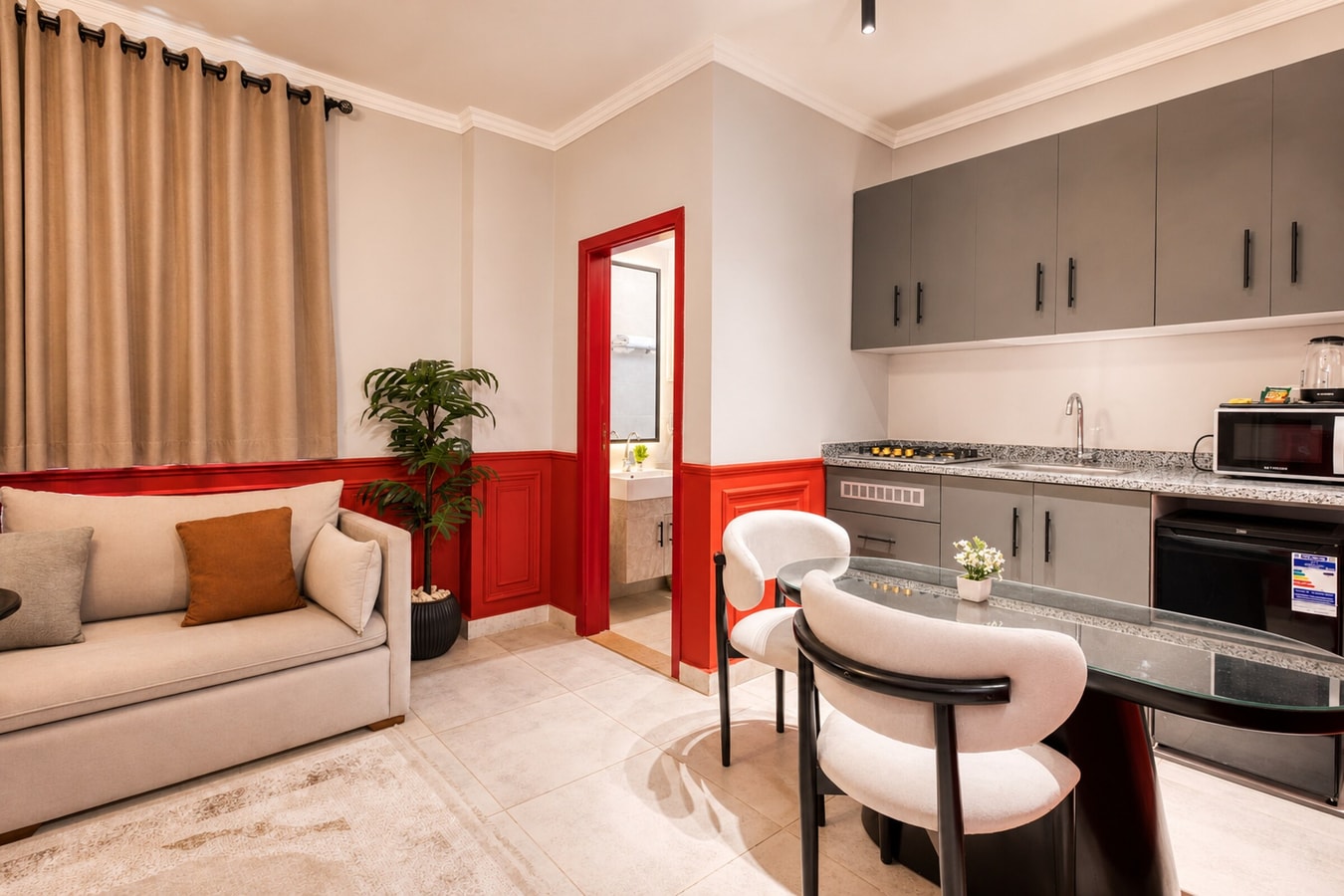 The Ruby 1BR Apt with Balcony — photo 11 of 15