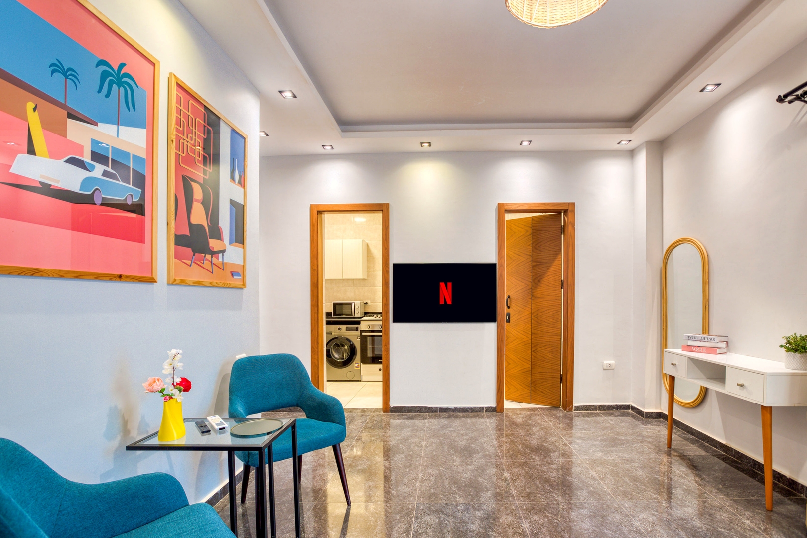 Sunlit 2BR Apt for 5, 3 Baths, near AUC Cairo — photo 3 of 15