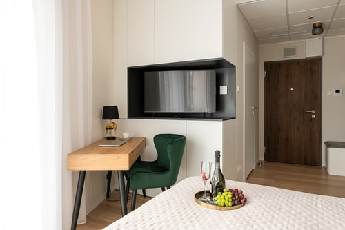 Exclusive Studio on Kasprzaka St Warsaw Tower Wola