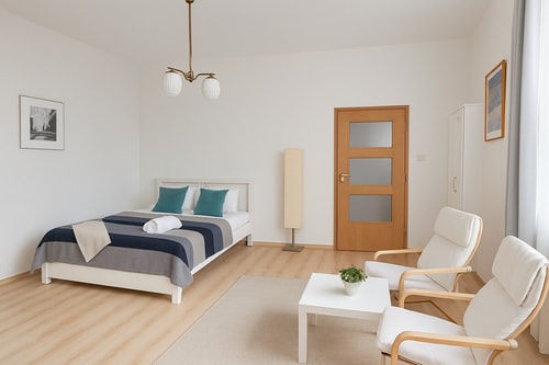 Roomy Apartment with View in the Center of Warsaw