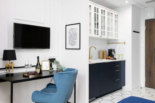 Exclusive Studio on Kasprzaka St Warsaw Tower Wola