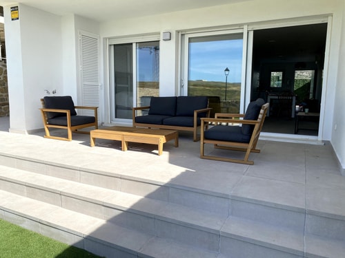 Atardeceres de Poniente - Jardín con vistas al mar 2 Apartamentos Angar