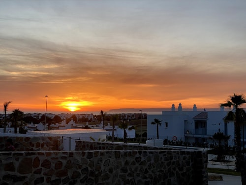 Atardeceres de Poniente - Jardín con vistas al mar 41 Apartamentos Angar