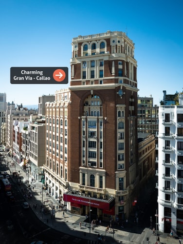 Gran Vía Callao 1 · Estudio con vistas y A/A · apartamento en Malasaña · foto 13 de 15
