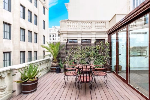 Home Suite Home II · Terraza, balcón y A/A · foto 8 · Only Charming, Madrid