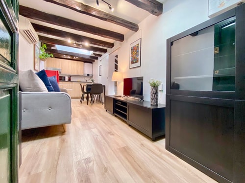 Malasaña Attic · 1 dormitorio con A/A · foto 19 · Only Charming, Madrid