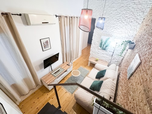 Madrid Embajadores · 1 dormitorio con A/A, Lavapiés