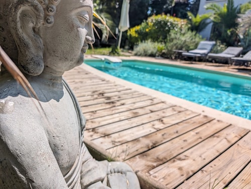 Villa piscine clim jardin 8 pers