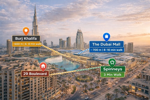 Modern 1BR with Balcony Near Burj Khalifa 21 Mi Casa Holiday Homes