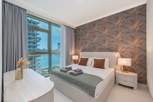 Elegant 2BR apt | Sea View | Emaar Beachfront 11 Mi Casa Holiday Homes