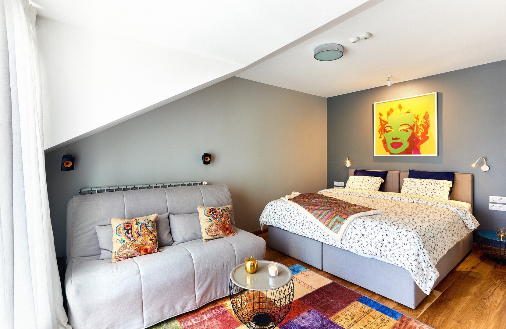 ⭐⭐⭐⭐⭐ High-end Designer Studio ➫ AC + Parking 3 Flat Manager Booking