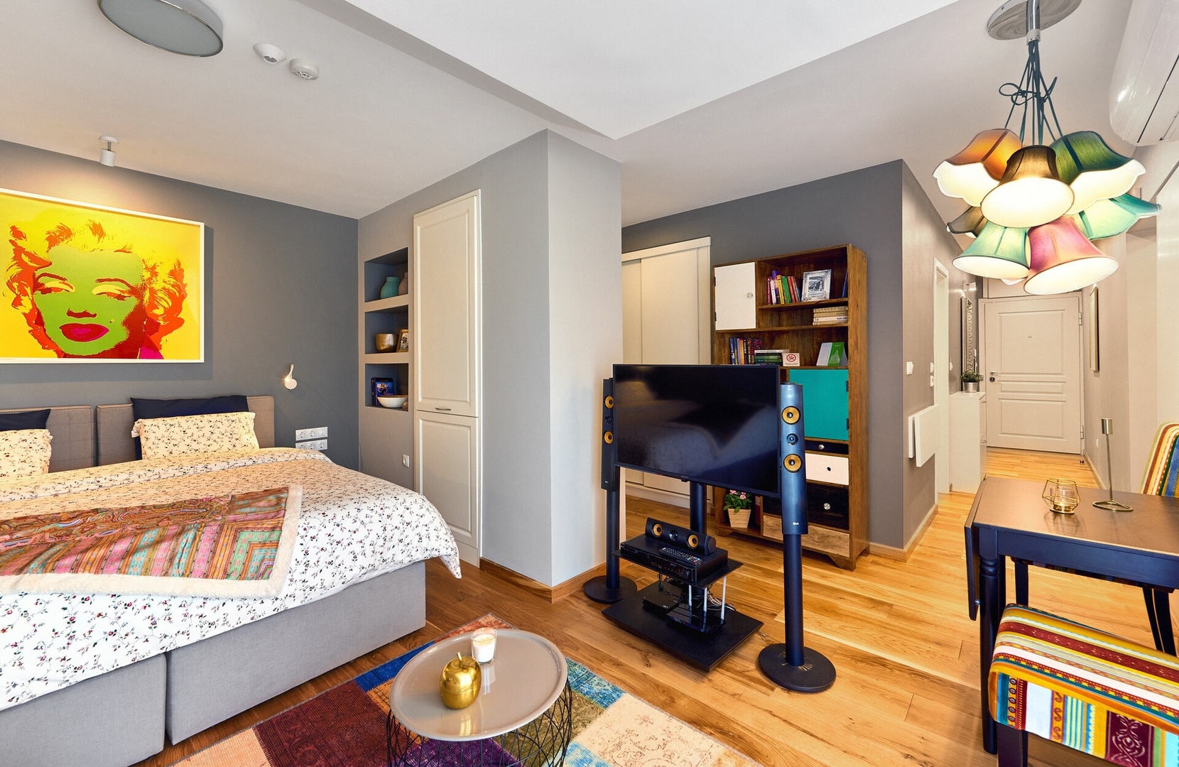 ⭐⭐⭐⭐⭐ High-end Designer Studio ➫ AC + Parking 0 Flat Manager Booking