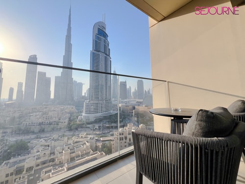 Full Burj Khalifa View 2BR in Burj Royale Downtown 1 Sejourne - Luxury Holiday Homes | Luxury short term rentals in Dubai