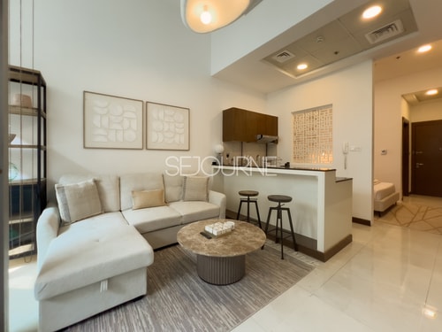 Modern Furnished Studio in Villa Pera JVC 13 Sejourne - Luxury Holiday Homes | Luxury short term rentals in Dubai