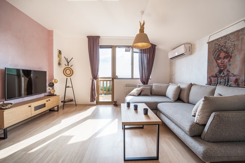Top View Apartment with Fireplace
