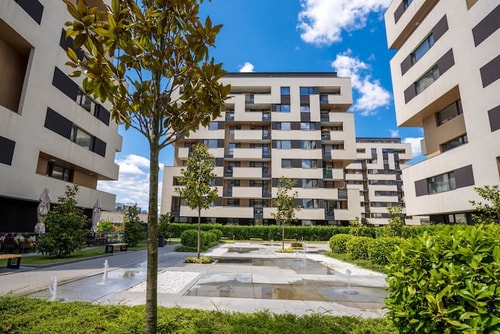 Luxury apartment with parking space