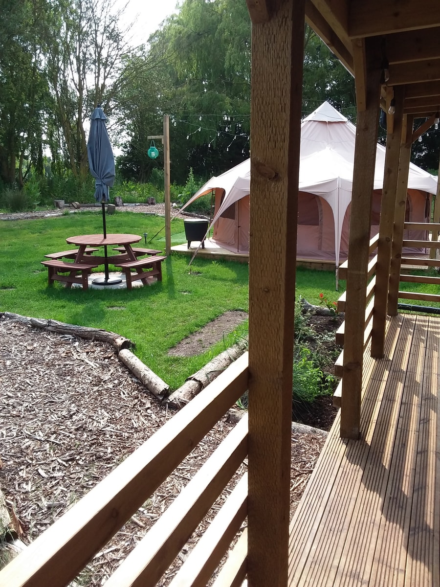 Kingfisher Luxury Tent, Howdales 9 Hello Guest