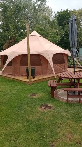 Kingfisher Luxury Tent, Howdales 3 Hello Guest